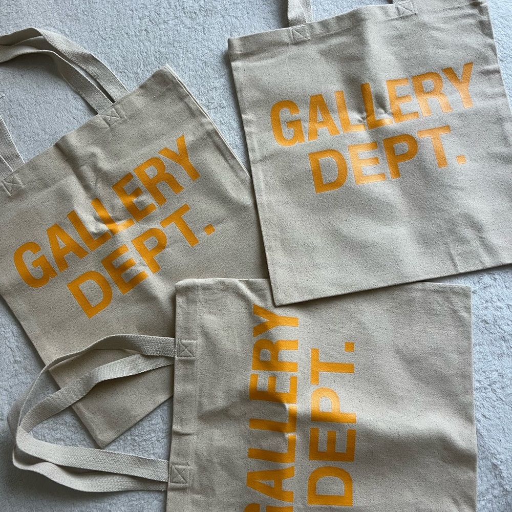 Gallery Dept Tan and Orange Tote Bags